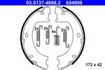 ATE Set Saboti Frana, Frana De Mana 03.0137-4008.2 Mercedes-Benz Sprinter 4, 6-T (03.0137-4008.2)