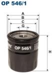 FILTRON Filtru Ulei Op546/1 Ford C-Max/Focus C-Max/Focus Ii/Galaxy Ii/Mondeo Iv/S-Max (OP546/1)