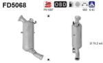 AS Filtru Funingine/Particule, Sist. De Esapament Fd5068 Mercedes-Benz C-Class (FD5068)
