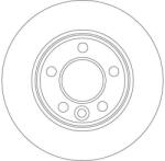 TRW Disc Frana Df4312 Vw California T5/California T6/Multivan T5/Multivan T6 (DF4312)