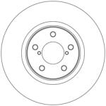 TRW Disc Frana Df4639 Subaru Impreza (DF4639)