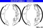 ATE Set Saboti Frana 03.0137-0360.2 Fiat Punto
