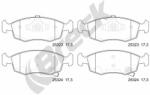 BRECK Set Placute Frana, Frana Disc 253230070210 Fiat Panda Lancia Ypsilon