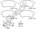 BRECK Set Placute Frana, Frana Disc 221030070400 Mitsubishi Asx/Colt Vii Nissan Juke