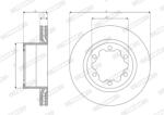 FERODO Disc Frana Ddf3106C-1 Man Tge Vw Crafter/Grand California