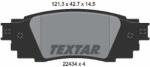 TEXTAR Set Placute Frana, Frana Disc 2243401 Daihatsu Altis Lexus Es/Lbx/Rx/Ux