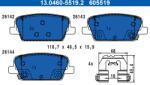ATE Set Placute Frana, Frana Disc 13.0460-5519.2 Hyundai Santa Fe Iv (13.0460-5519.2)