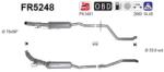 AS Filtru Funingine/Particule, Sist. De Esapament Fr5248 Citroën C5 Iii (FR5248)