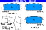 ATE Set Placute Frana, Frana Disc 13.0460-5507.2 Honda Hr-V (13.0460-5507.2)
