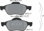 TEXTAR Set Placute Frana, Frana Disc 2321502 Renault Laguna/Laguna Ii/Laguna Iii/Wind (2321502)