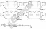 BRECK Set Placute Frana, Frana Disc 251580055100 Audi A6 C7/A7/A8 D4 (251580055100)