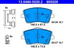 ATE Set Placute Frana, Frana Disc 13.0460-5520.2 Volvo Xc40