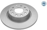 MEYLE Disc Frana Puntea Spate 1155230043/Pd Audi A3/Q3 Seat Alhambra/Altea/Leon Vw Eos (1155230043/PD)