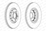 FERODO Disc Frana Ddf1707 Audi A4 B6/A4 B7/A6 C5 Seat Exeo Skoda Superb I Vw Passat B5