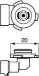 Bosch Bec, Proiector Ceata 1987302083 Chevrolet Corvette/Malibu Chrysler 300C/Sebring (1987302083)