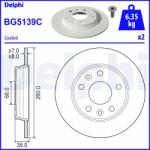 DELPHI Disc Frana Bg5139C Renault Zoe