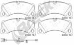 BRECK Set Placute Frana, Frana Disc 245530055300 Audi E-Tron Gt Porsche Cayenne/Taycan