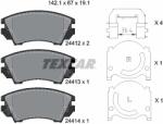 TEXTAR Set Placute Frana, Frana Disc 2441201 Buick Cascada Chevrolet Camaro/Caprice (2441201)