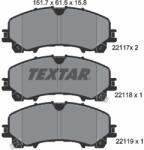 TEXTAR Set Placute Frana, Frana Disc 2211701 Infiniti Q50/Q60/Qx50 Ii/Qx55 Samsung Qm6 (2211701)