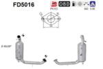 AS Filtru Funingine/Particule, Sist. De Esapament Fd5016 Ford C-Max/Focus C-Max (FD5016)