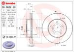 BREMBO Disc Frana 09.8852. 11 Jeep Grand Cherokee Ii Jeep (Bjc) Grand Cherokee/Jeep 4700 (09.8852.11)
