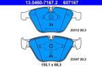 ATE Set Placute Frana, Frana Disc 13.0460-7167.2 Bmw 1/3/5/6/7