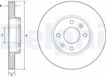 DELPHI Disc Frana Bg4459C Dacia Dokker/Dokker Pick-Up/Lodgy/Logan Ii/Logan Mcv Ii