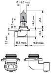 Philips Bec, Far Faza Lunga 9005Wvub1 Alfa Romeo 166/Gtv/Spider Alpina B10/B12/D10 Bmw 3