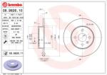 BREMBO Disc Frana 08.9826. 11 Chevrolet Meriva Opel Astra H Twintop/Combo/Corsa C