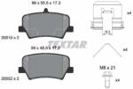 TEXTAR Set Placute Frana, Frana Disc 2051001 Geely Preface Lynk & Co 01 Volvo Xc40