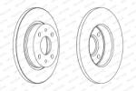 FERODO Disc Frana Ddf215 Lada 110/111/112/Nova/Samara Moskvich 2141 Zaz Tavria (DDF215)