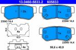 ATE Set Placute Frana, Frana Disc 13.0460-5833.2 Hyundai Elantra Iv/Getz/Grandeur/Xg