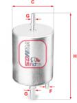 SOFIMA Filtru Combustibil S1919B Audi R8 (S1919B)
