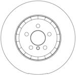 TRW Disc Frana Df6636S Bmw 3/4/6 Gran Turismo/7/X3/X4/X5/X6 (DF6636S)