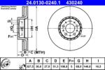 ATE Disc Frana 24.0130-0240.1 Volvo Xc90 I