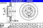ATE Disc Frana 24.0120-0201.1 Land Rover Discovery Iv/Range Rover Sport I