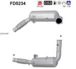 AS Filtru Funingine/Particule, Sist. De Esapament Fd5234 Mercedes-Benz Sprinter 3-T