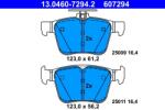 ATE Set Placute Frana, Frana Disc 13.0460-7294.2 Audi A3/Q2/Q3/Tt Cupra Ateca (13.0460-7294.2)