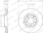 FERODO Disc Frana Ddf2773C Alfa Romeo Giulia (DDF2773C)