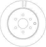 TRW Disc Frana Df6289 Nissan Navara Np300/Pathfinder Iii (DF6289)