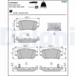 DELPHI Set Placute Frana, Frana Disc Lp5036Ev Nissan Leaf