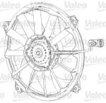 VALEO Ventilator, Radiator 696091 Citroën Berlingo/Berlingo / Berlingo First/C4/C4 I (696091)