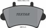 TEXTAR Set Placute Frana, Frana Disc 2361301 Nissan Interstar Opel Movano A (2361301)
