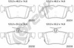 BRECK Set Placute Frana, Frana Disc 222310070210 Ford Focus Iv/Galaxy Iii/Galaxy Mk Iii (222310070210)