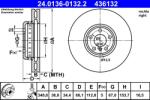 ATE Disc Frana 24.0136-0132.2 Bmw 2/3/3 Touring/4/4 Gran/5/5 Touring/6 Gran Turismo (24.0136-0132.2)
