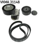 SKF Set Curea Transmisie Cu Caneluri Vkma31148 Vw Amarok/California T5/California T6 (VKMA31148)