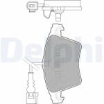 DELPHI Set Placute Frana, Frana Disc Lp1913 Vw California T5/California T6/Multivan T5 (LP1913)