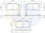 COMLINE Set Placute Frana, Frana Disc Cbp3935 Hyundai Elantra Iii/Elantra Iv/Getz/Highway (CBP3935)