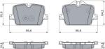 Bosch Set Placute Frana, Frana Disc 0986460056 Bmw 2/3/3 Touring/4/4 Gran/Z4/I4 (0986460056)