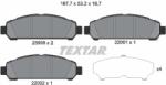 TEXTAR Set Placute Frana, Frana Disc 2599901 Toyota Venza